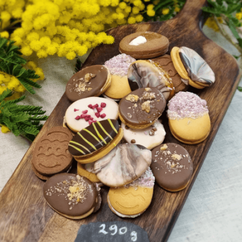 Preview: Eierlei bunte Osterkekse 290g - jetzt neue Sorten