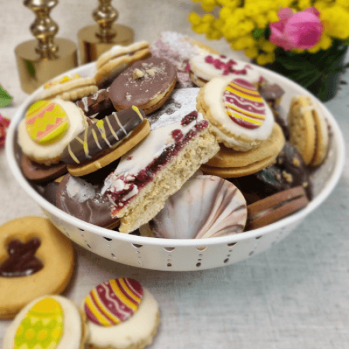 Preview: Serviervorschlag Osterplätzchen